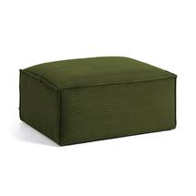 Пуф La Forma (ех Julia Grup) Пуф для ног Blok зеленый вельветовый 90 x 70 cm арт. 110281