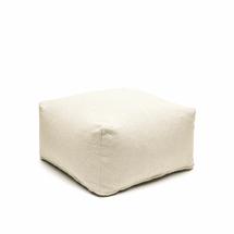 Пуф La Forma (ех Julia Grup) Vedell 100% PET pouffe in white, 60 x 60 cm арт. 157409