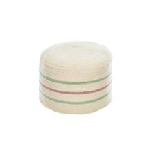 Пуф La Forma (ех Julia Grup) Круглый хлопковый пуф Daiana, разноцветный бежевый Ø 40 см арт. 108458