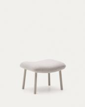 Пуф La Forma (ех Julia Grup) Пуф Inari бежевого цвета и стали с бежевой отделкой арт. 254480