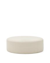 Пуф La Forma (ех Julia Grup) Kaeli Пуф для ног со съемным чехлом из экрю букле Ø 120 арт. 212340