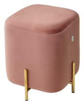 Пуф М-СИТИ Пуф для гостиной ARES BLUVEL-52 PINK / GOLD М-City арт. 628M04402