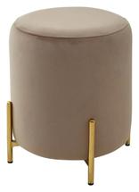 Пуф М-СИТИ Пуф для гостиной RICE BLUVEL-40 BEIGE / GOLD М-City арт. UF029SBLV40