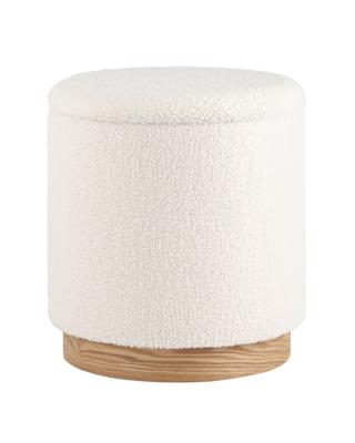 Пуф Stool Group Пуф с ящиком Холли L тедди белый арт. УТ000036433