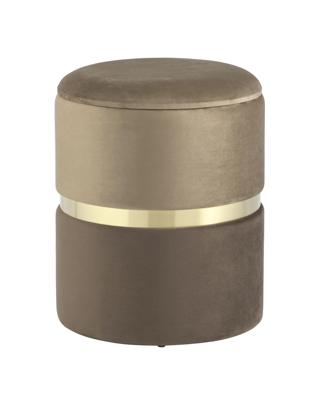 Пуф Stool Group Пуф Кэрри с ящиком велюр коричневый арт. УТ000025557