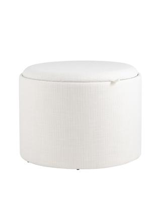 Пуф Stool Group Пуф-столик с ящиком Хюгге L рогожка белый арт. УТ000035343
