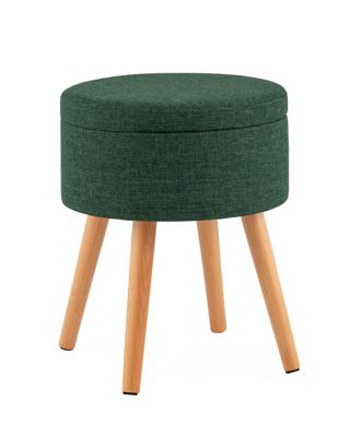 Пуф Stool Group Пуф с ящиком Store Woody рогожка темно-зелёная арт. УТ000040159