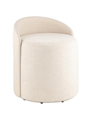 Пуф Stool Group Пуф Тея спинка иск.кожа, сиденье шенилл бежевый арт. УТ000042300