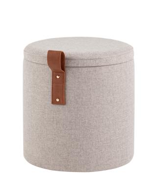 Пуф Stool Group Пуф с ящиком Эркки рогожка XS серый арт. УТ000039494