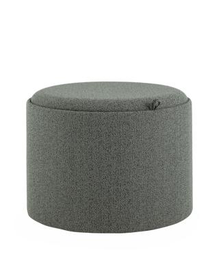 Пуф Stool Group Пуф с ящиком Хюгге L букле темно-серый арт. УТ000040207