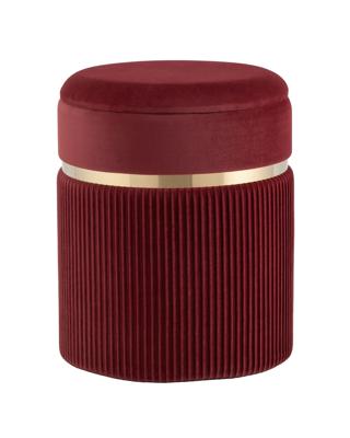 Пуф Stool Group Пуф Миранда с ящиком велюр бордовый арт. УТ000042175