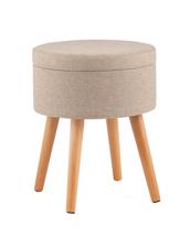 Пуф Stool Group Пуф с ящиком Store Woody рогожка бежевая арт. УТ000040157