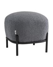 Пуф Stool Group Пуф Стоун букле Fluffy темно-серый арт. УТ000040880