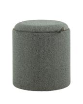 Пуф Stool Group Пуф-столик с ящиком Хюгге XS букле зелёный арт. УТ000038730