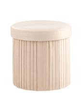 Пуф Stool Group Пуф складной с ящиком Store Round бежевый арт. УТ000040150
