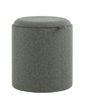 Пуф Stool Group Пуф-столик с ящиком Хюгге S букле зелёный арт. УТ000038729