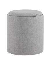 Пуф Stool Group Пуф-столик с ящиком Хюгге S рогожка серый арт. УТ000035338