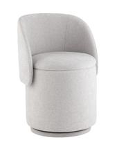 Пуф Stool Group Пуф-трансформер Таунсвилл вращающийся с ящиком букле светло-серый арт. УТ000042269