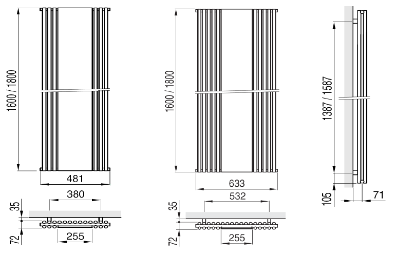 Высота вертикального радиатора. Вертикальный радиатор отопления ширина 350 высота 1300. Вертикальные радиаторы в ДВГ. Радиатор отопления ширина 625мм. Вертикальные батареи Размеры.