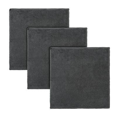 Салфетка ЯЯЯ Набор салфеток из микрофибры cozy clean, 30х30 см, темно-серые, 3 шт. арт. SS0000118