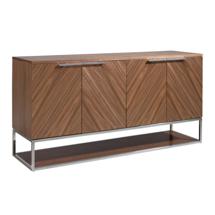 Сервант Angel Cerda Сервант 3233/MK1502A из ореха и хромированной стали арт. 151502