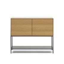 Сервант La Forma (ех Julia Grup) Vedrana Сервант из дубового шпона со стальными ножками 97,5 x 80 см арт. 157285
