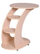 Стол сервировочный Мебелик Подкатной столик Стелс молочный дуб арт. 005842