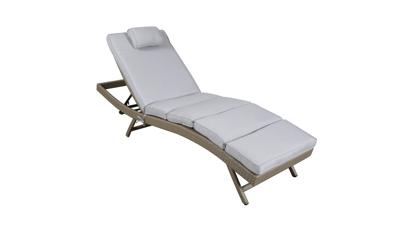 Шезлонг 4SIS "Лиссабон" шезлонг из искусственного ротанга, цвет соломенный арт. GFCA200-A