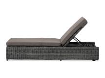 Шезлонг 4SIS "Рим" шезлонг с подушкой, цвет графит арт. YH-L1032W-1 graphite