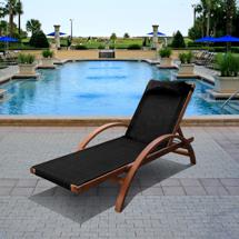 Шезлонг Афина Шезлонг-лежак Мальта AFM-512A Black арт. AFM-512A Black