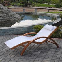 Шезлонг Афина Шезлонг-лежак Мальта AFM-503C White арт. AFM-503C White