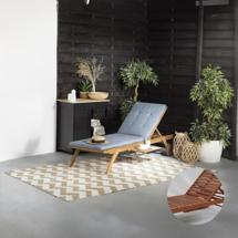 Шезлонг Афина Шезлонг-лежак A37C Grey-Blue арт. A37C Grey-Blue