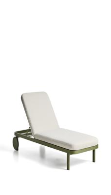 Шезлонг La Forma (ех Julia Grup) Шезлонг Kionia из зеленого алюминия арт. 482013