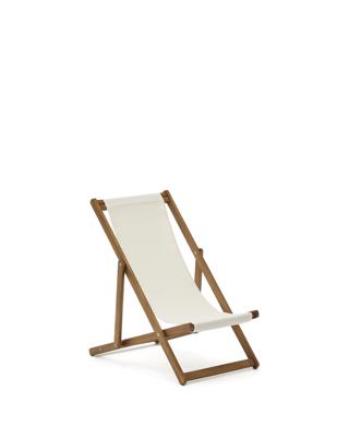 Шезлонг La Forma (ех Julia Grup) Adredna Детское складное кресло-шезлонг бежевого цвета из акации арт. 254490