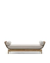 Шезлонг La Forma (ех Julia Grup) Catalina Шезлонг из светло-серой веревки и массива акации арт. 261715