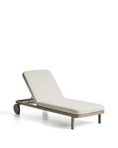 Шезлонг La Forma (ех Julia Grup) Шезлонг Kionia из алюминия цвета таупе арт. 482011