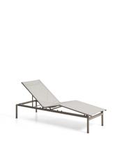 Шезлонг La Forma (ех Julia Grup) Шезлонг Lesina из алюминия и ткани цвета экрю арт. 482275