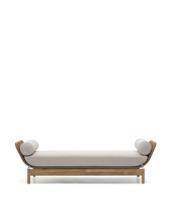 Шезлонг La Forma (ех Julia Grup) Catalina Шезлонг из светло-серой веревки и массива акации арт. 261715