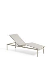 Шезлонг La Forma (ех Julia Grup) Шезлонг Lesina из серо-коричневого алюминия и текстиля цвета экрю арт. 482279
