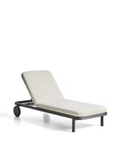 Шезлонг La Forma (ех Julia Grup) Шезлонг Kionia из алюминия цвета графит арт. 482009