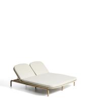 Шезлонг La Forma (ех Julia Grup) Двойной шезлонг Alipa из массива акации и веревки цвета экрю арт. 481343