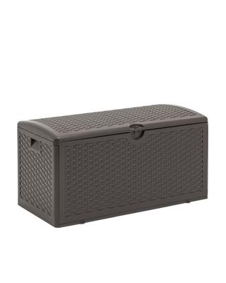 Шкаф Stool Group Стол-сундук пластик коричневый 110*56 см 276л арт. УТ000042261