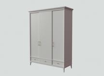 Шкаф Wonderwood арт. M 2-04 молочно-серый
