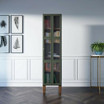 Шкаф Этажерка Шкаф одностворчатый "Andersen" с рифлеными стеклами арт AN13 арт. AN13
