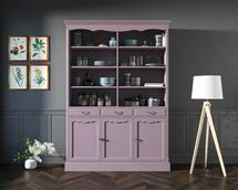 Шкаф Этажерка Двухсекционный шкаф Leontina Lavanda для посуды арт ST9330/3L арт. ST9330/3L