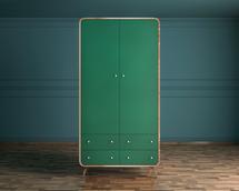 Шкаф Этажерка Шкаф в скандинавском стиле "Ellipse" с ящиками арт EL15G арт. EL15G