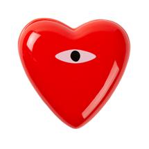 Шкатулка Doiy Шкатулка для украшений heart, 10х10х4 см, красная арт. DYBOXHERE