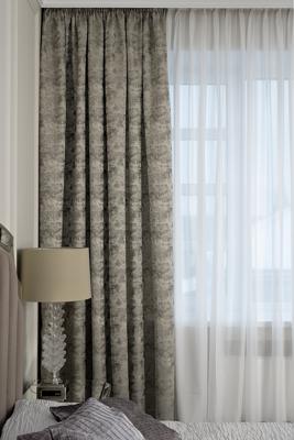 Штора Garda Decor 121GD-00008 Портьера Мираж (Mirage) бронза 275*260 арт. 121GD-00008