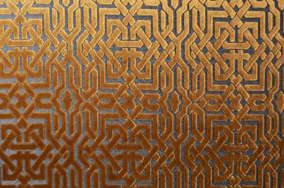 Штора Garda Decor 134LS-127062740-LATTICE ORANG Ткань ГЕОМЕТРИЯ ОРАНЖ(LATTICE ORANG) арт. 134LS-127062740-LATTICE ORANG