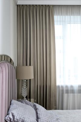 Штора Garda Decor 121GD-00115 Портьера Эйфория (Euphoria) 01 золотистая 300*260 арт. 121GD-00115